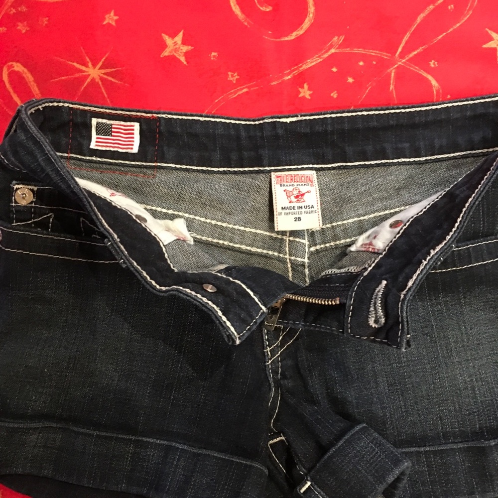 True religion jeans , on both sides Swarovski crystal - Picture 7 of 8